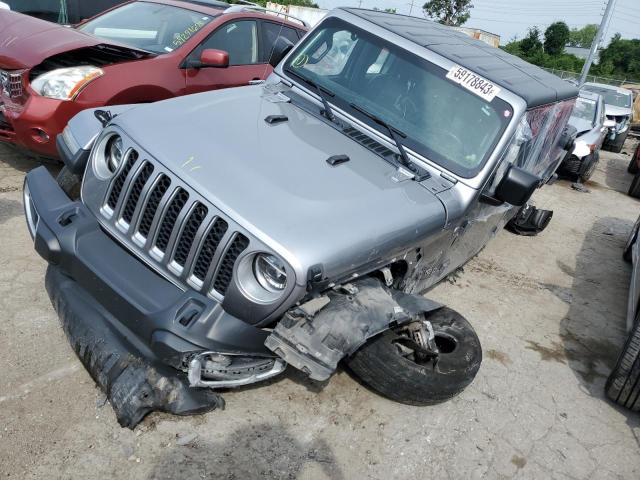 1C6HJTFG8LL183485 - 2020 JEEP GLADIATOR OVERLAND GRAY photo 1