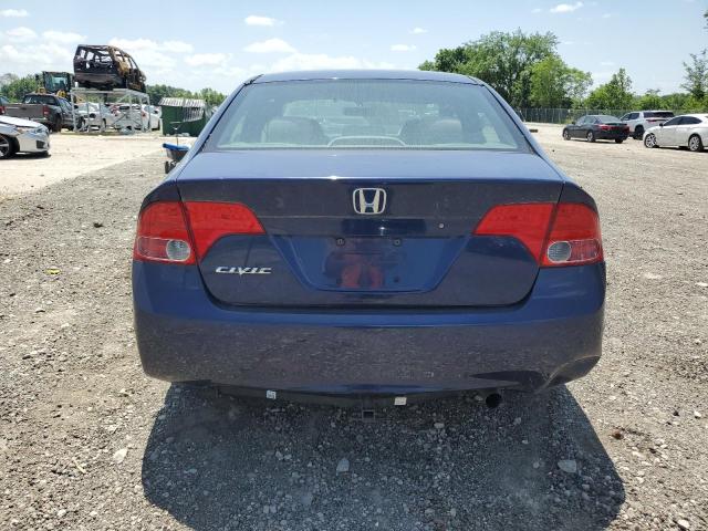 1HGFA16876L134376 - 2006 HONDA CIVIC EX ლურჯი ფოტო 6