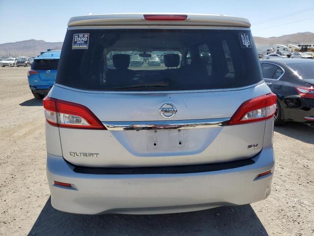 JN8AE2KP9E9101329 - 2014 NISSAN QUEST S SILVER photo 6