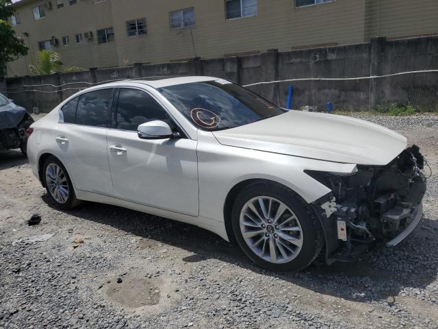 JN1EV7AP8LM206386 - 2020 INFINITI Q50 PURE WHITE photo 4