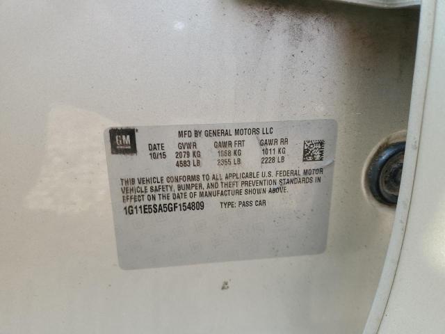 1G11E5SA5GF154809 - 2016 CHEVROLET MALIBU LIM LTZ GOLD photo 12