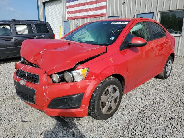 1G1JA5SH6E4196391 - 2014 CHEVROLET SONIC LS RED photo 1