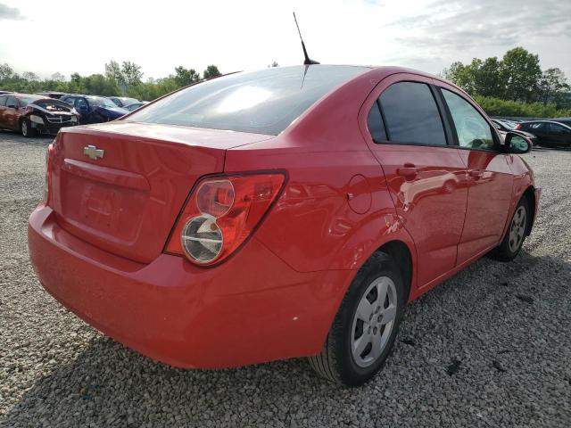 1G1JA5SH6E4196391 - 2014 CHEVROLET SONIC LS 红色 照片 3