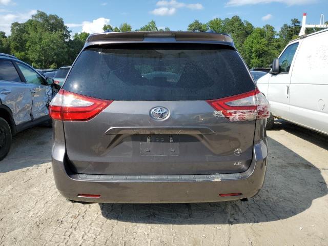 5TDKK3DCXFS555312 - 2015 TOYOTA SIENNA LE GRAY photo 6