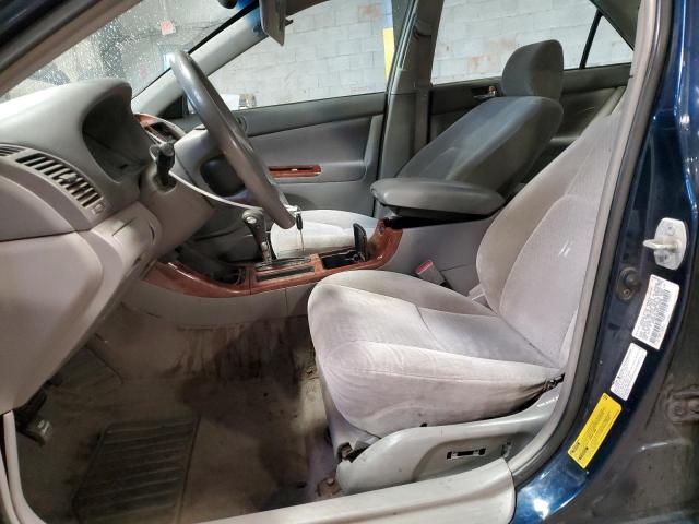 4T1BE30K03U201998 - 2003 TOYOTA CAMRY LE BLUE photo 7