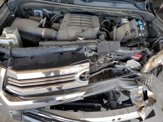 5TFUW5F10HX630715 - 2017 TOYOTA TUNDRA DOUBLE CAB SR/SR5 BLACK photo 11