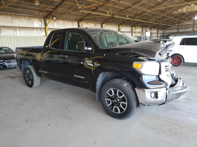 5TFUW5F10HX630715 - 2017 TOYOTA TUNDRA DOUBLE CAB SR/SR5 BLACK photo 4