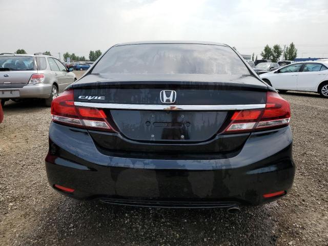 2HGFB2F57EH034489 - 2014 HONDA CIVIC LX BLACK photo 6