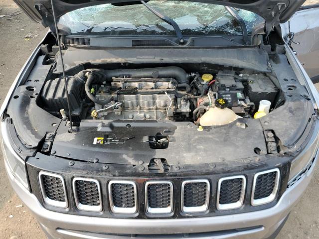 3C4NJDCBXJT355043 - 2018 JEEP COMPASS LIMITED Արծաթագույն լուսանկար 12