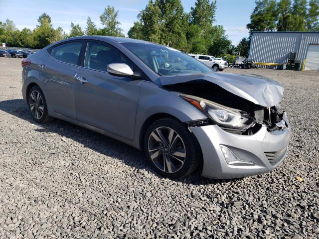 KMHDH4AE8EU177550 - 2014 HYUNDAI ELANTRA SE GRAY photo 4