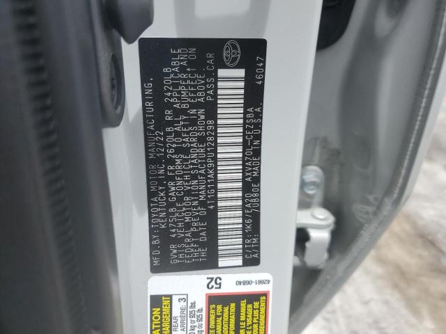 4T1G11AK9PU128298 - 2023 TOYOTA CAMRY SE NIGHT SHADE GRAY photo 12