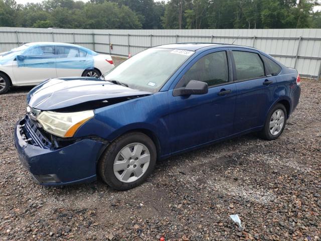 1FAHP34N48W257604 - 2008 FORD FOCUS S/SE BLUE photo 1