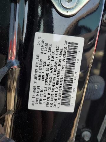 19UUB1F57FA015832 - 2015 ACURA TLX TECH BLACK photo 12