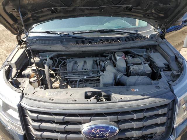 1FM5K8AR5JGB48418 - 2018 FORD EXPLORER POLICE INTERCEPTOR BLACK photo 12