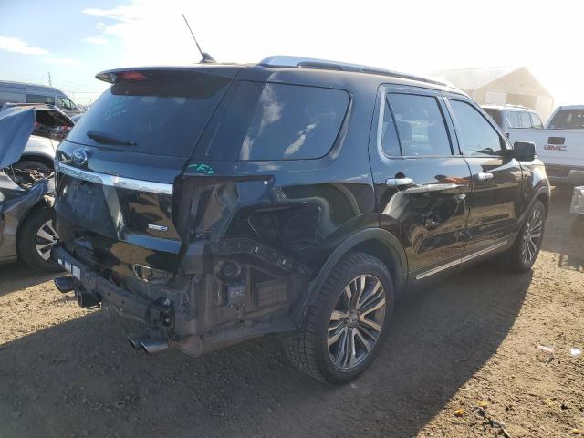 1FM5K8HT1JGA25975 - 2018 FORD EXPLORER PLATINUM BLACK photo 3