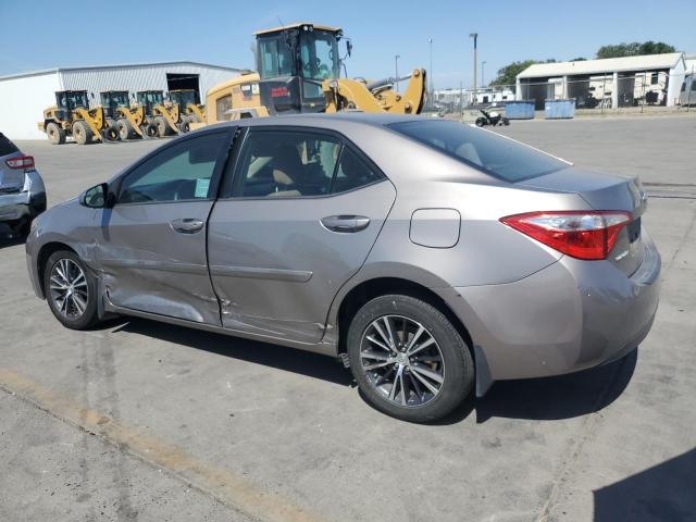 2T1BURHE9GC712072 - 2016 TOYOTA COROLLA L TAN photo 2