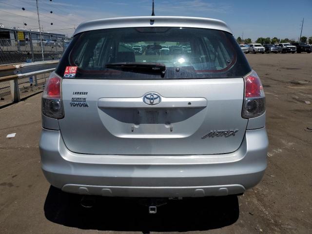 2T1KR32EX8C700666 - 2008 TOYOTA COROLLA MA XR SILVER photo 6