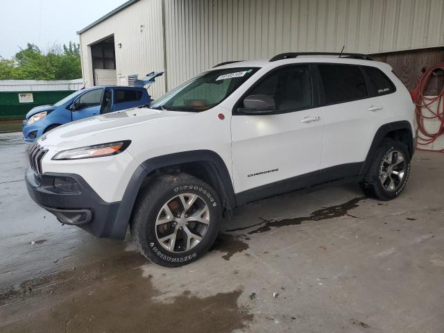 1C4PJMBS1FW524605 - 2015 JEEP CHEROKEE TRAILHAWK WHITE photo 1