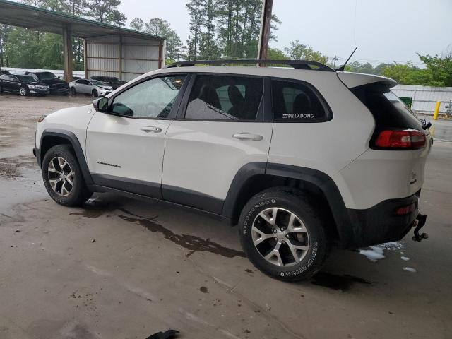 1C4PJMBS1FW524605 - 2015 JEEP CHEROKEE TRAILHAWK WHITE photo 2