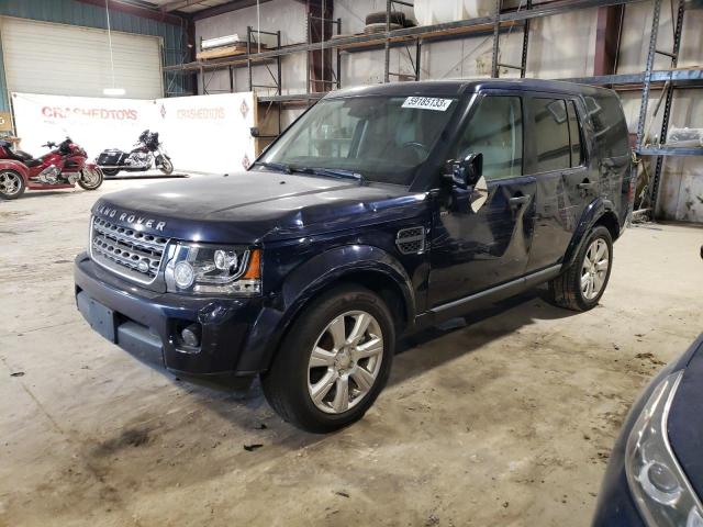 SALAG2V63EA724574 - 2014 LAND ROVER LR4 HSE BLUE photo 1