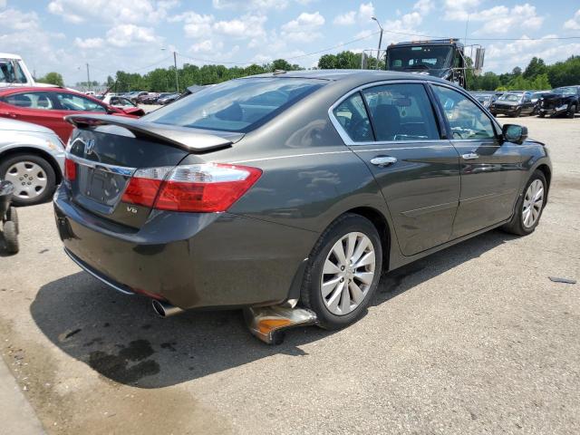 1HGCR3F88DA022489 - 2013 HONDA ACCORD EXL GRAY photo 3