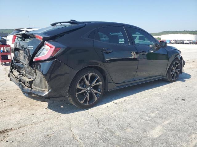 SHHFK7H90JU209384 - 2018 HONDA CIVIC SPORT TOURING BLACK photo 3