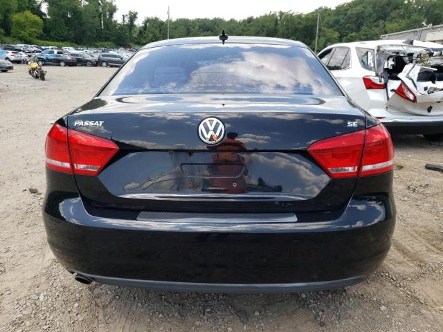 1VWBP7A34CC034092 - 2012 VOLKSWAGEN PASSAT SE BLACK photo 6