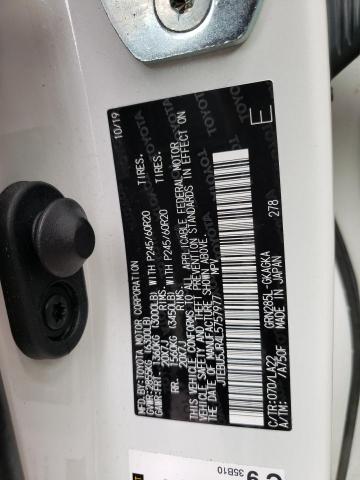 JTEBU5JR4L5757977 - 2020 TOYOTA 4RUNNER SR5/SR5 PREMIUM 白色 照片 12