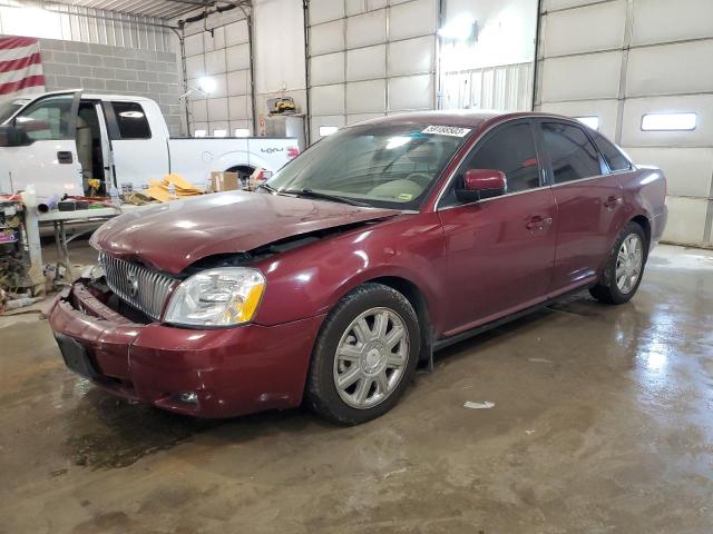 1MEHM42127G610728 - 2007 MERCURY MONTEGO PREMIER MAROON photo 1