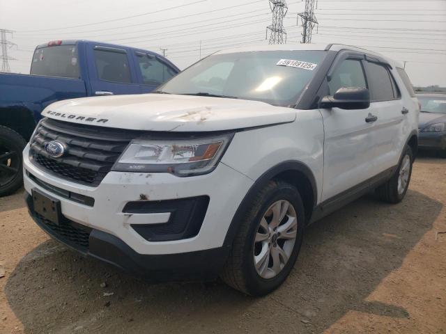 1FM5K8AR8KGB22512 - 2019 FORD EXPLORER POLICE INTERCEPTOR WHITE photo 1