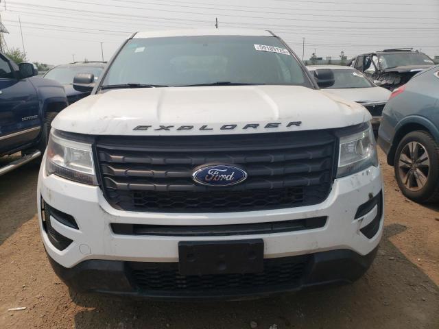 1FM5K8AR8KGB22512 - 2019 FORD EXPLORER POLICE INTERCEPTOR WHITE photo 5