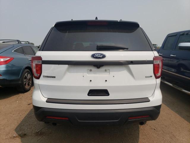 1FM5K8AR8KGB22512 - 2019 FORD EXPLORER POLICE INTERCEPTOR WHITE photo 6