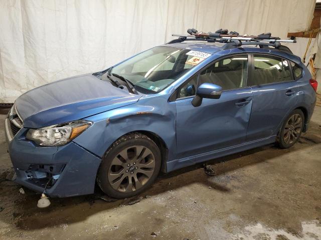 JF1GPAP63G8282601 - 2016 SUBARU IMPREZA SPORT PREMIUM BLUE photo 1