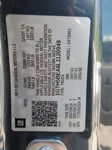 1GTH5BEA6L1120949 - 2020 GMC CANYON GRAY photo 13