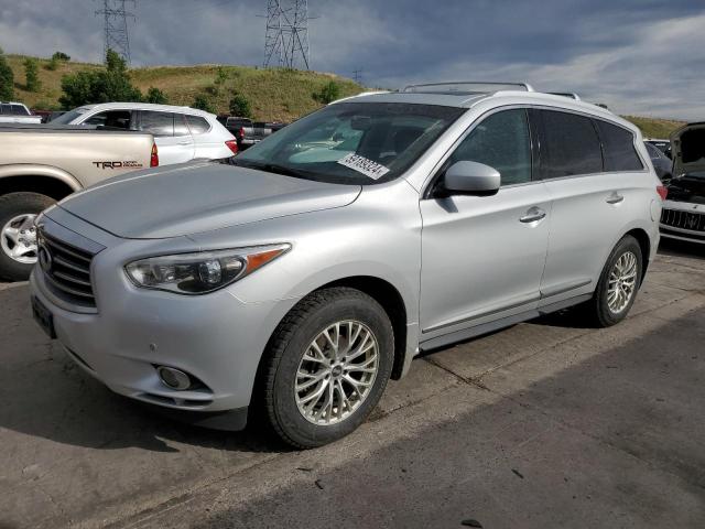 5N1AL0MM6DC328936 - 2013 INFINITI JX35 SILVER photo 1