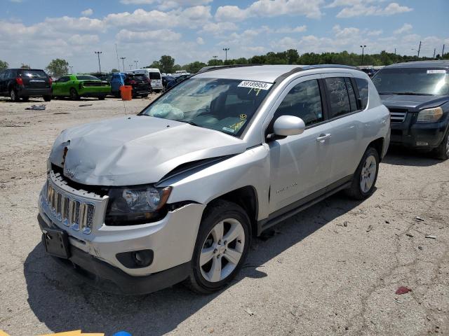 1C4NJDEBXED537253 - 2014 JEEP COMPASS LATITUDE SILVER photo 1