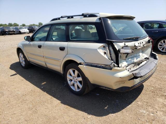 4S4BP61C977326473 - 2007 SUBARU LEGACY OUTBACK 2.5I BEIGE photo 2