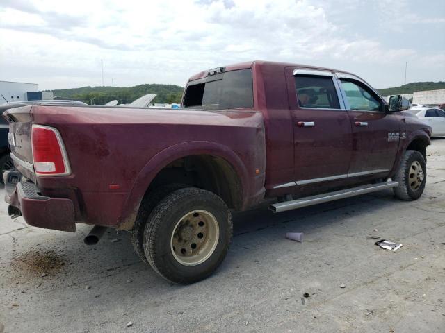 3C63RRNL4HG690795 - 2017 RAM 3500 LONGHORN RED photo 3