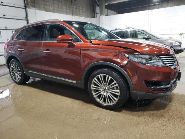 2LMTJ8LR0GBL72708 - 2016 LINCOLN MKX RESERVE Tünd qırmızı foto 4