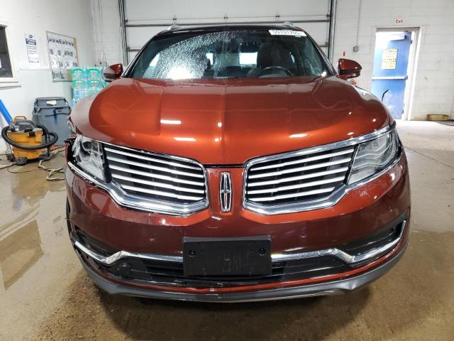 2LMTJ8LR0GBL72708 - 2016 LINCOLN MKX RESERVE Tünd qırmızı foto 5