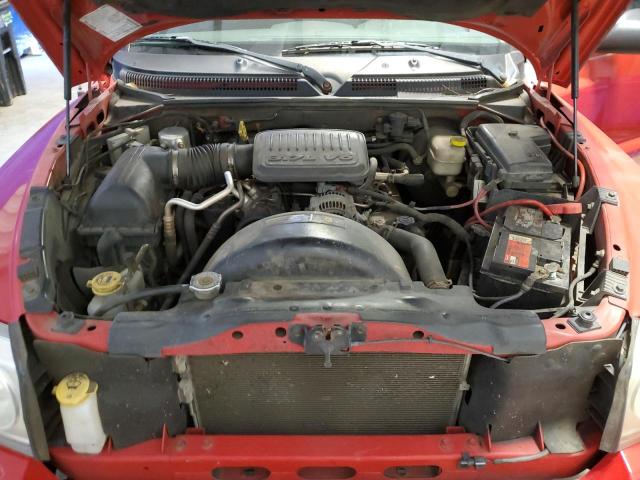 1D7HE48K86S533783 - 2006 DODGE DAKOTA QUAD SLT RED photo 11