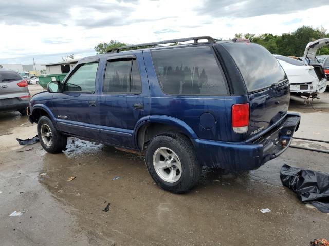 1GNCS13W62K120879 - 2002 CHEVROLET BLAZER BLUE photo 2