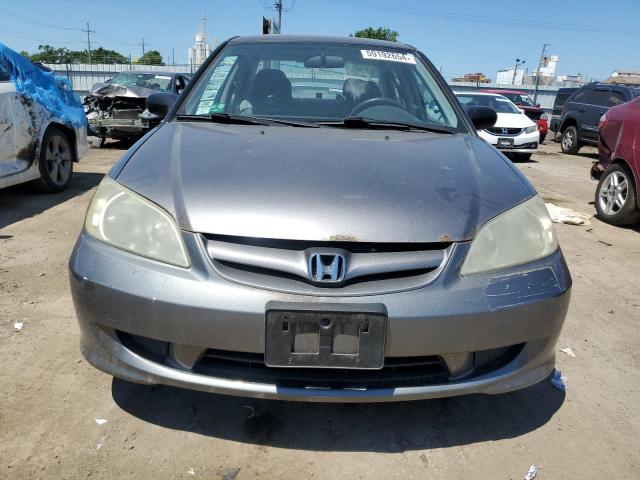 1HGES16315L001754 - 2005 HONDA CIVIC DX VP Boz foto 5