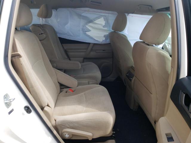 5TDBK3EH9DS242579 - 2013 TOYOTA HIGHLANDER BASE Blanc photo 6