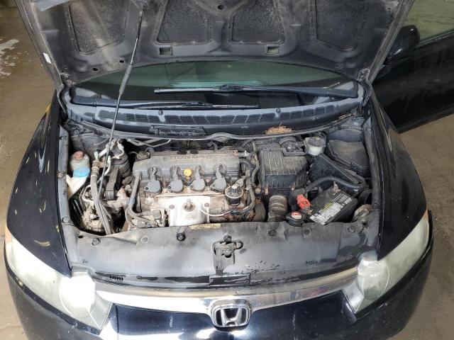 2HGFA16898H306262 - 2008 HONDA CIVIC EX BLACK photo 11