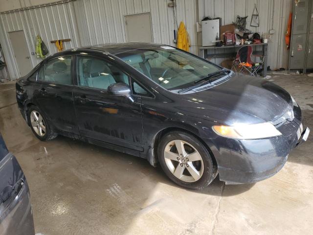 2HGFA16898H306262 - 2008 HONDA CIVIC EX BLACK photo 4