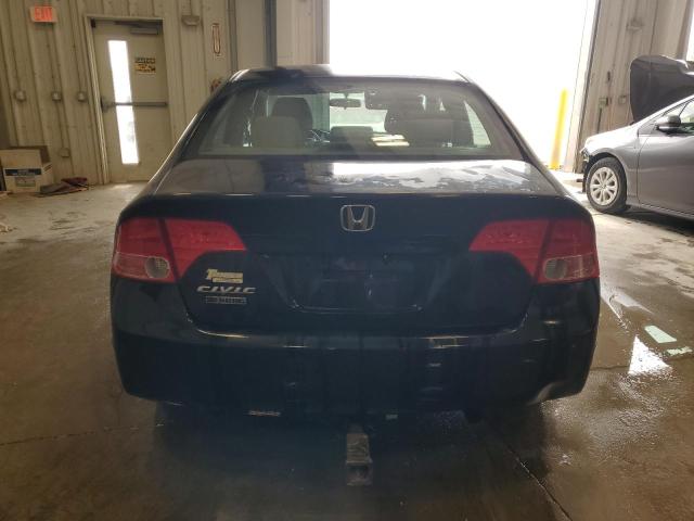 2HGFA16898H306262 - 2008 HONDA CIVIC EX BLACK photo 6