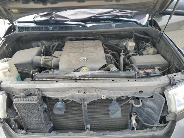 5TFDV54128X061369 - 2008 TOYOTA TUNDRA CREWMAX GRAY photo 11