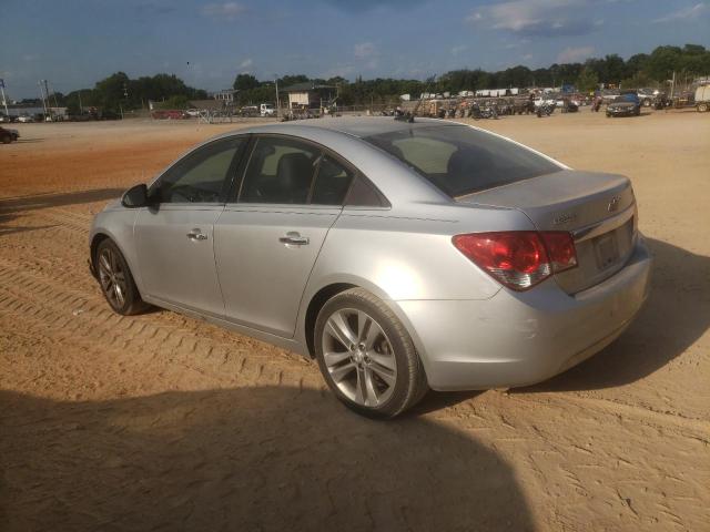 1G1PH5SC3C7277192 - 2012 CHEVROLET CRUZE LTZ SILVER photo 2