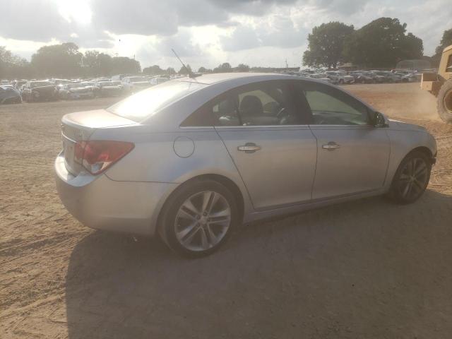 1G1PH5SC3C7277192 - 2012 CHEVROLET CRUZE LTZ SILVER photo 3